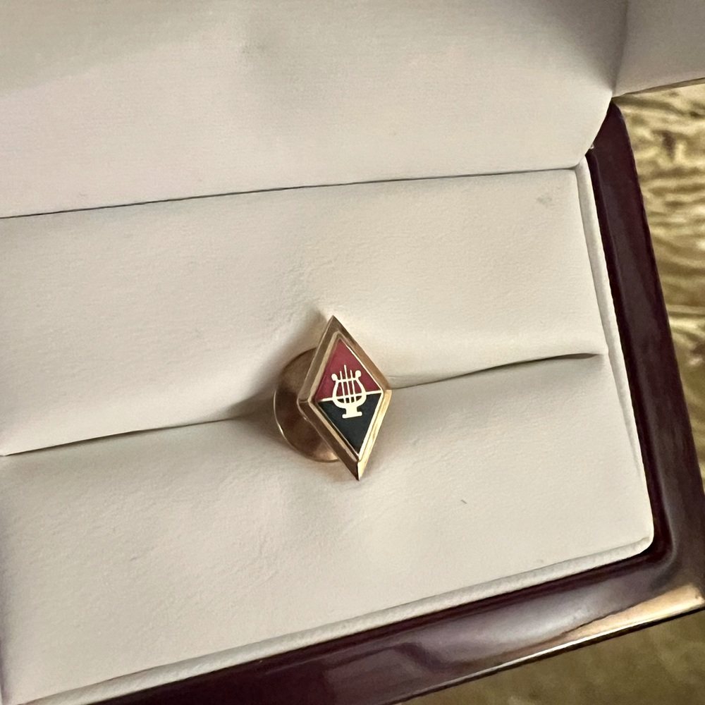 AXO new member pin